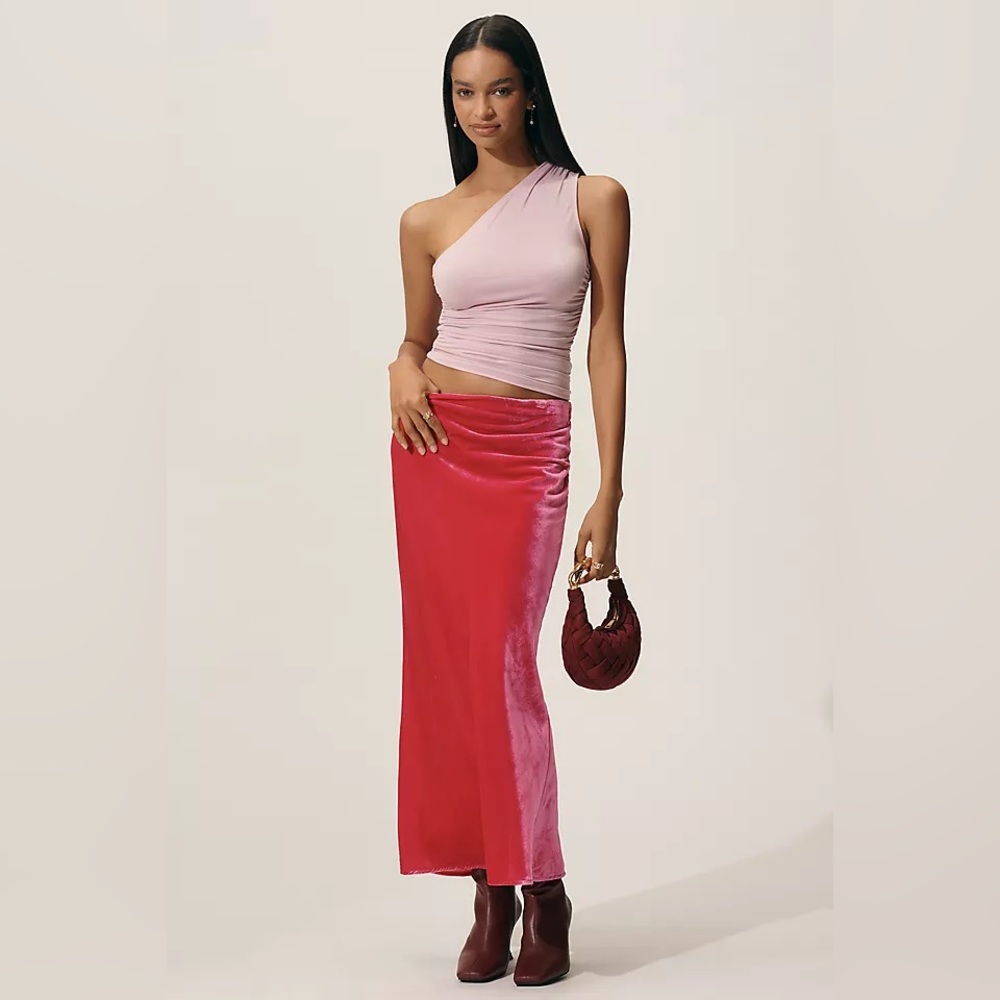 The Tilda Maxi Slip Skirt: Velvet Edition